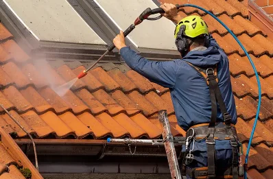 Démoussage et hydrofuge de toiture à Laroche-près-Feyt